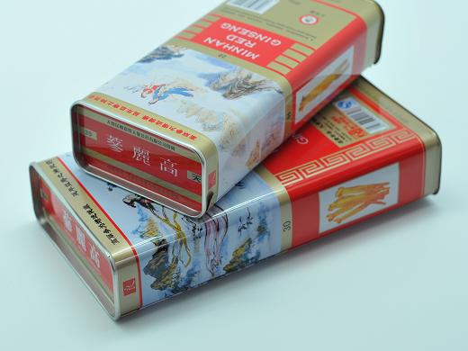 Glossy Health Care Iron Supplement Box Tin
