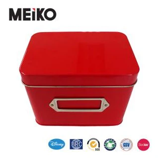 Pătrat Tins Box poate pentru Pachet Comestic