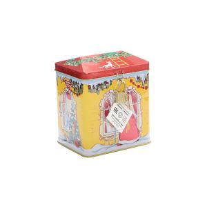 Culoare Design Acoperiș Rectangular Piggy Bank Tin